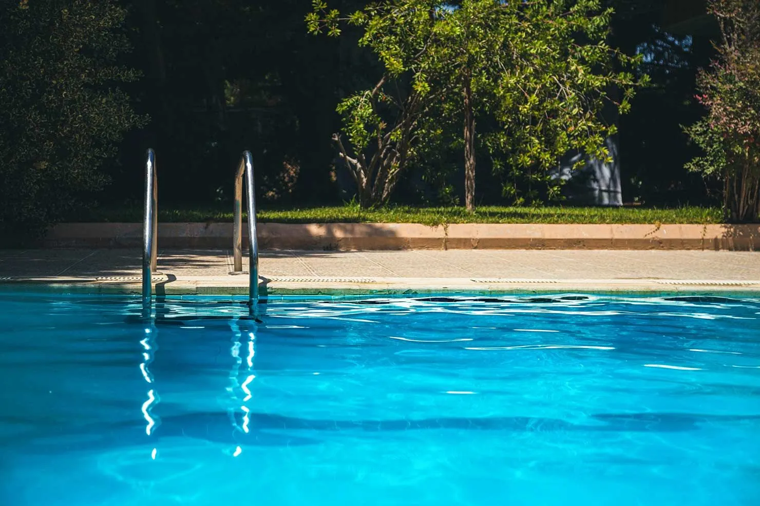 Clean commercial pool maintained on the Sunshine Coast