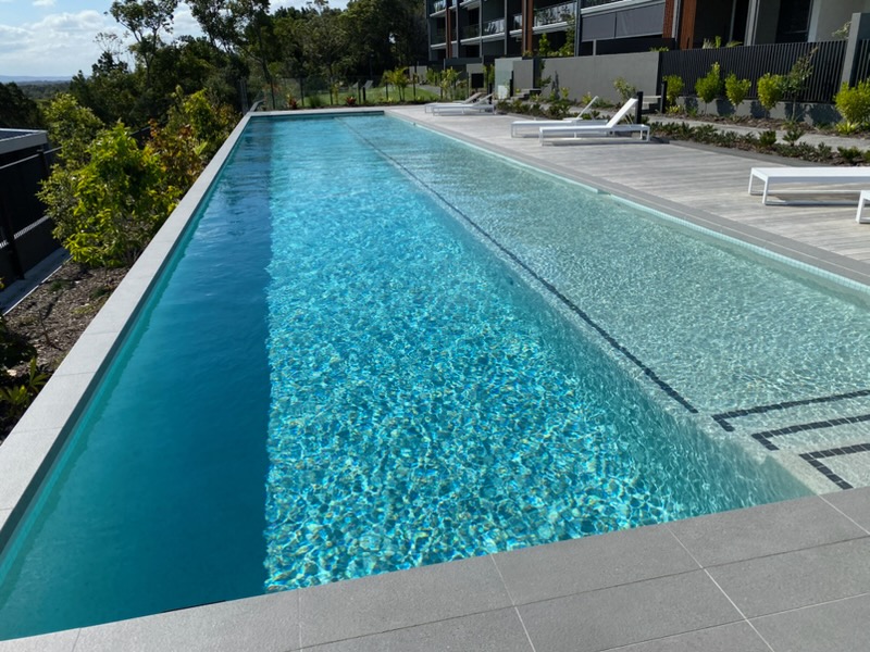 Resort pool serviced on the Sunshine Coast